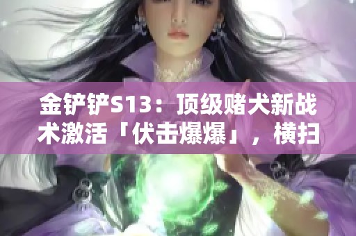 金铲铲S13：顶级赌犬新战术激活「伏击爆爆」，横扫全场夺胜殊荣