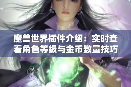 魔兽世界插件介绍：实时查看角色等级与金币数量技巧