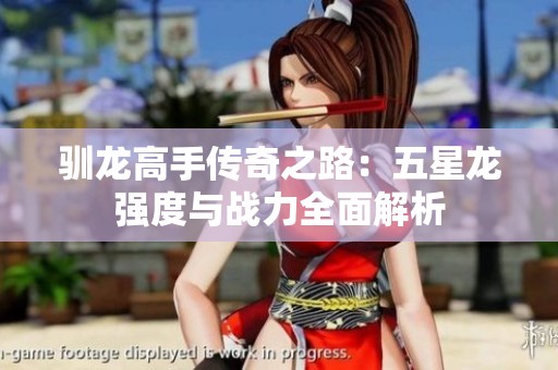 驯龙高手传奇之路：五星龙强度与战力全面解析