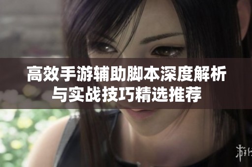 高效手游辅助脚本深度解析与实战技巧精选推荐