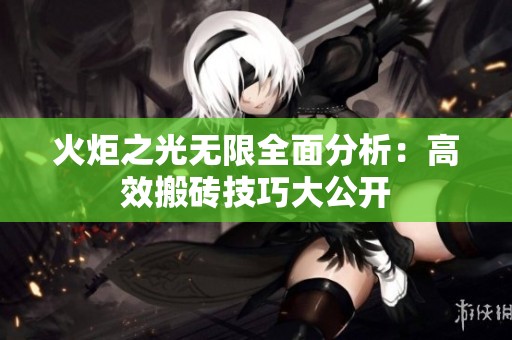 火炬之光无限全面分析：高效搬砖技巧大公开