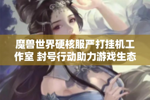 魔兽世界硬核服严打挂机工作室 封号行动助力游戏生态重振