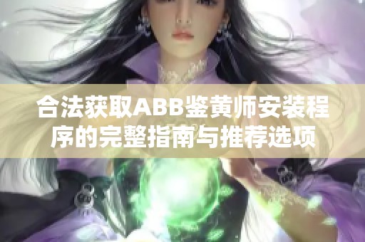 合法获取ABB鉴黄师安装程序的完整指南与推荐选项