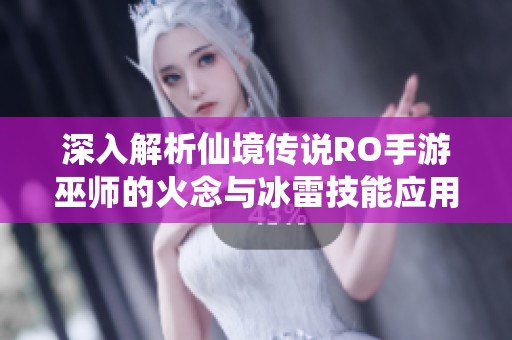 深入解析仙境传说RO手游巫师的火念与冰雷技能应用分析