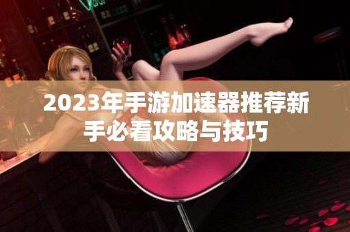 2023年手游加速器推荐新手必看攻略与技巧