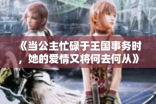 《当公主忙碌于王国事务时，她的爱情又将何去何从》