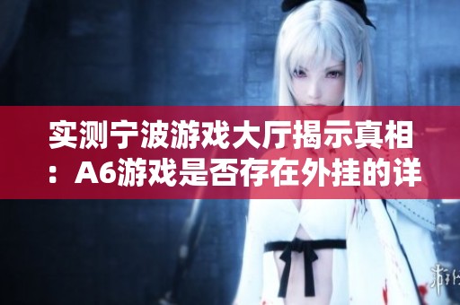 实测宁波游戏大厅揭示真相：A6游戏是否存在外挂的详细分析与探讨