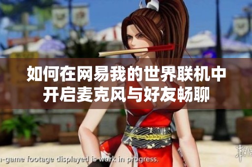 如何在网易我的世界联机中开启麦克风与好友畅聊