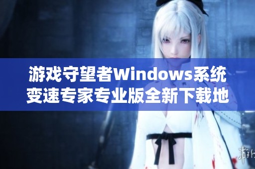 游戏守望者Windows系统变速专家专业版全新下载地址分享