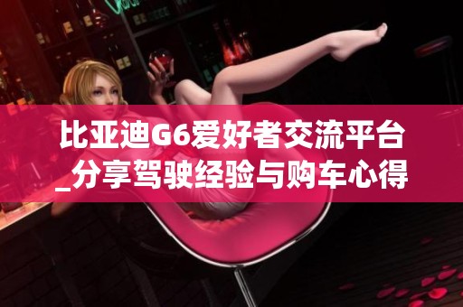 比亚迪G6爱好者交流平台_分享驾驶经验与购车心得