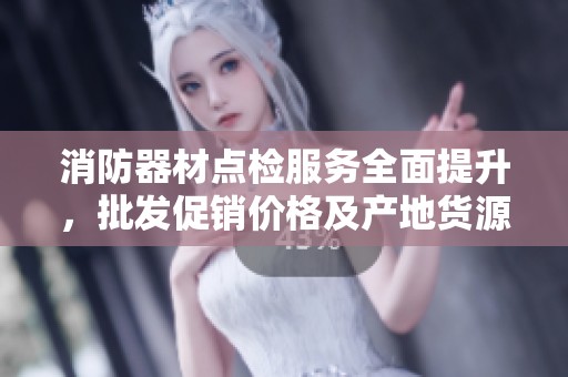 消防器材点检服务全面提升，批发促销价格及产地货源一览