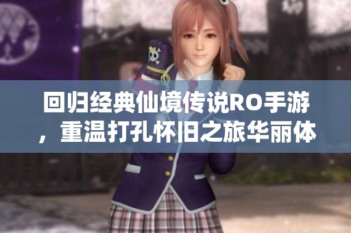 回归经典仙境传说RO手游，重温打孔怀旧之旅华丽体验