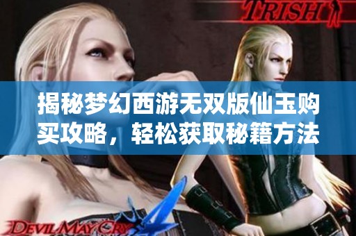 揭秘梦幻西游无双版仙玉购买攻略，轻松获取秘籍方法