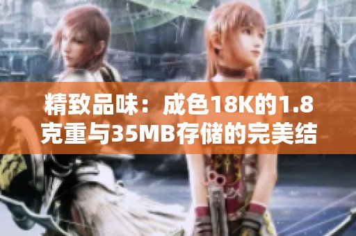 精致品味:成色18K的1.8克重与35MB存储的完美结合 精致品味:成色18K的1.8克重与35MB存储的完美结合