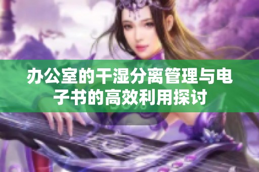 办公室的干湿分离管理与电子书的高效利用探讨
