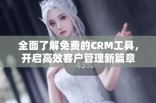 全面了解免费的CRM工具，开启高效客户管理新篇章