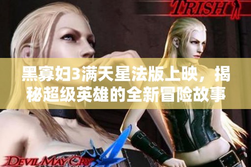黑寡妇3满天星法版上映，揭秘超级英雄的全新冒险故事