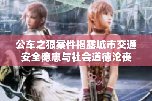 公车之狼案件揭露城市交通安全隐患与社会道德沦丧