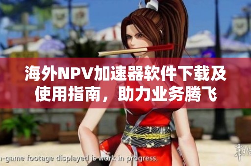 海外NPV加速器软件下载及使用指南，助力业务腾飞