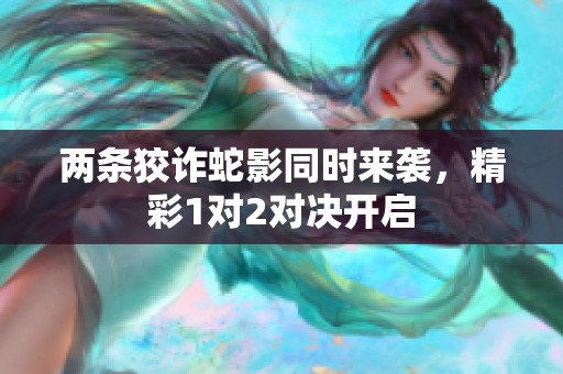 两条狡诈蛇影同时来袭，精彩1对2对决开启