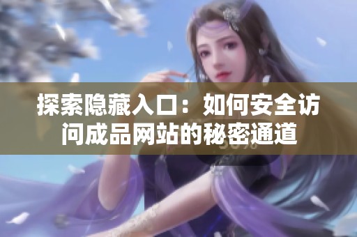 探索隐藏入口：如何安全访问成品网站的秘密通道