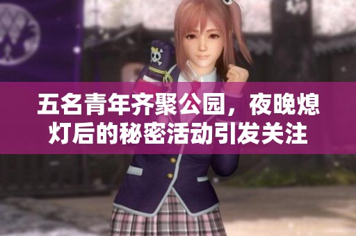 五名青年齐聚公园，夜晚熄灯后的秘密活动引发关注
