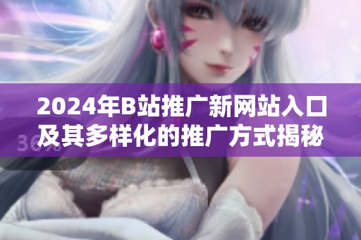 2024年B站推广新网站入口及其多样化的推广方式揭秘