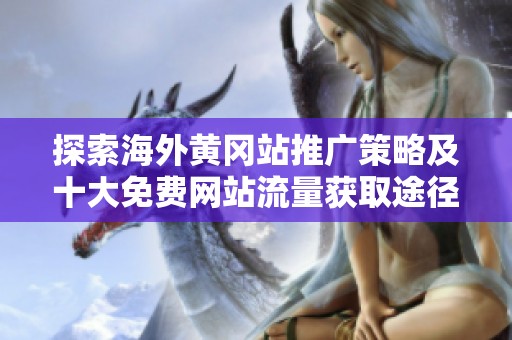 探索海外黄冈站推广策略及十大免费网站流量获取途径