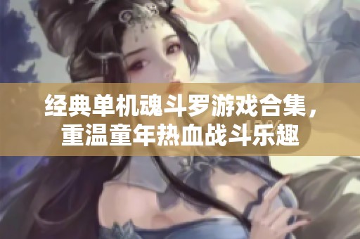 经典单机魂斗罗游戏合集，重温童年热血战斗乐趣