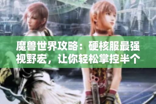魔兽世界攻略：硬核服最强视野宏，让你轻松掌控半个地图