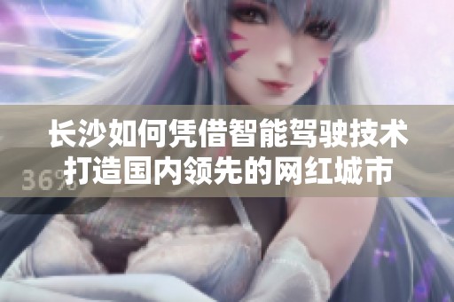 长沙如何凭借智能驾驶技术打造国内领先的网红城市