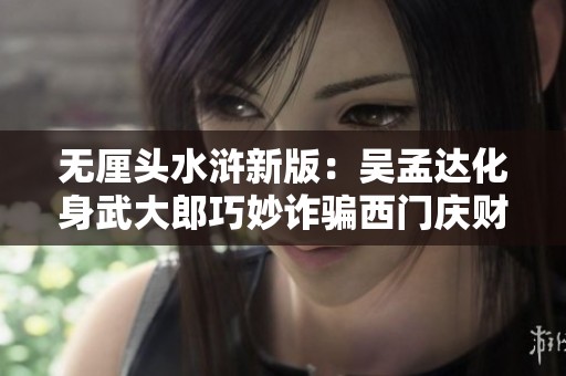 无厘头水浒新版：吴孟达化身武大郎巧妙诈骗西门庆财富秘笈