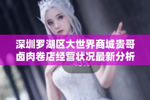 深圳罗湖区大世界商城贵哥卤肉卷店经营状况最新分析与报告