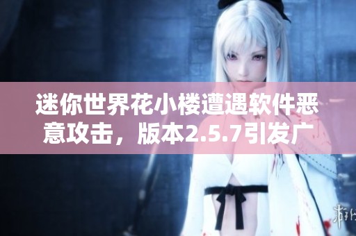 迷你世界花小楼遭遇软件恶意攻击，版本2.5.7引发广泛关注